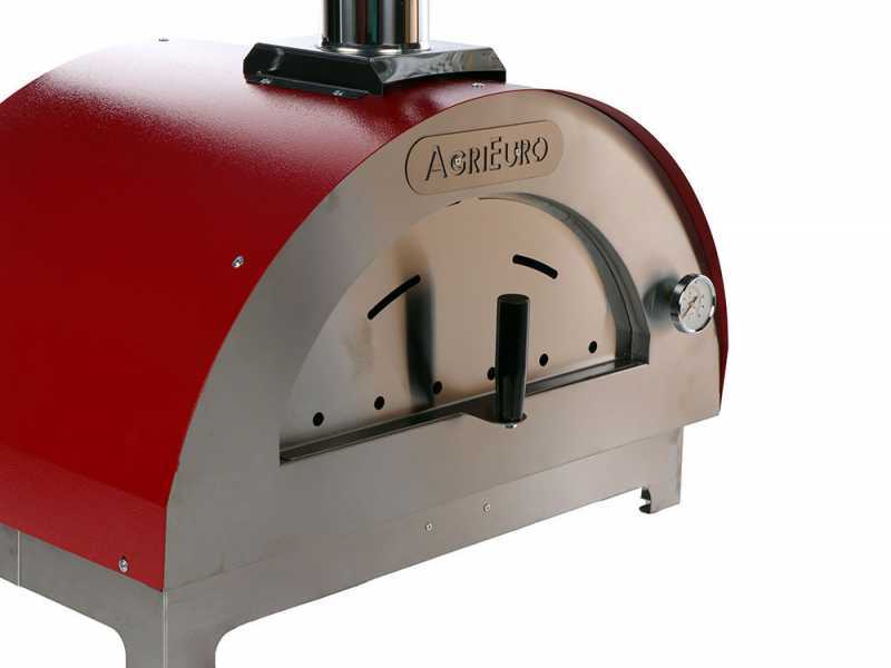 AgriEuro Quattro Stagioni - Pizza Holzbackofen f&uuml;r den Au&szlig;enbereich - 1 Pizza