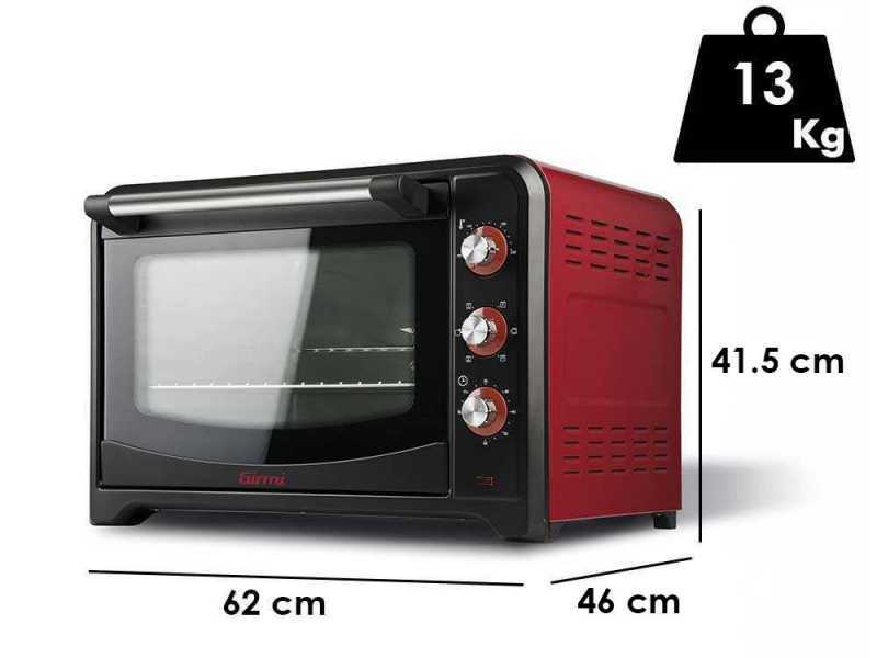 Girmi FE60 - Minibackofen mit Umluftfunktion und Drehspie&szlig; 60 lt 2000W