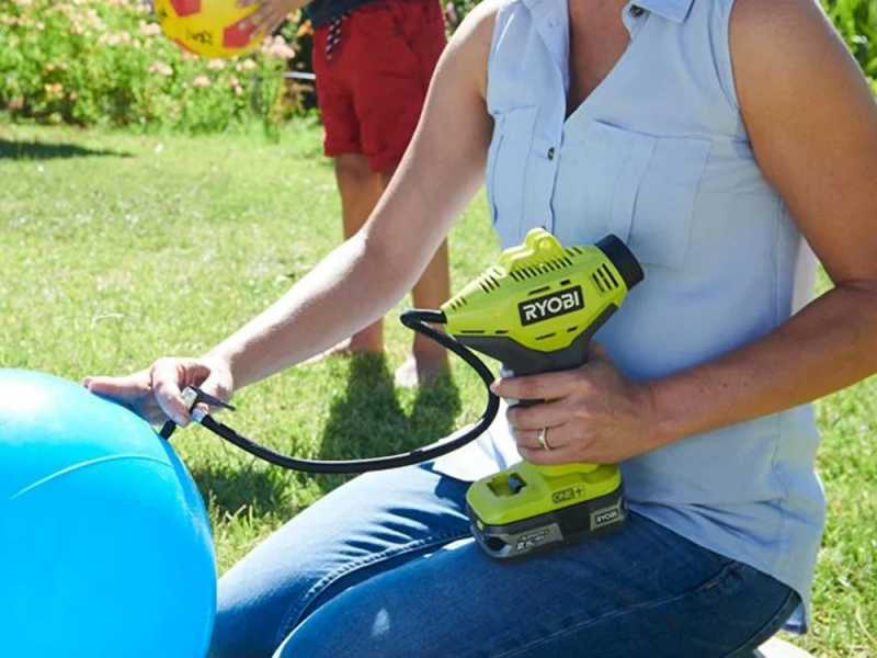 Ryobi R18PI-0 - Tragbarer Akku-Kompressor - 18V - OHNE BATTERIE UND BATTERIE-LADEGER&Auml;T