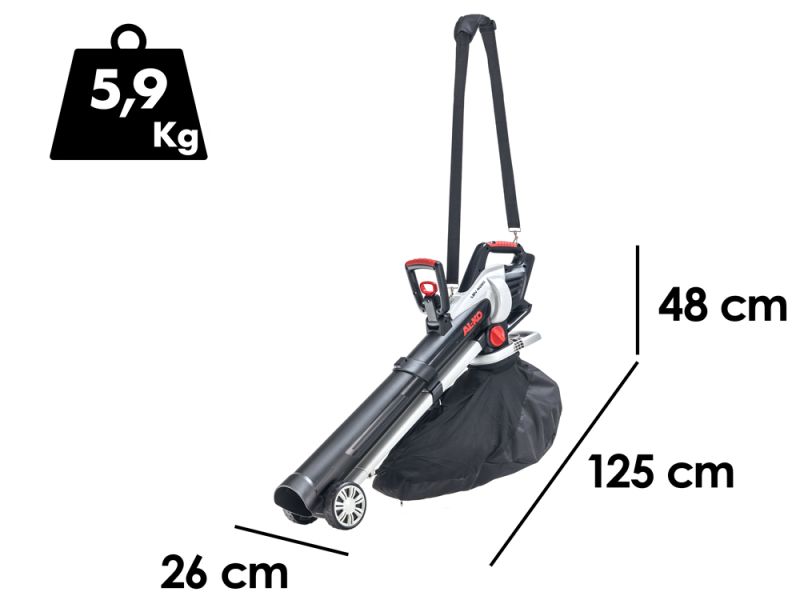 AL-KO Energy Flex LBV 4090 - Akku-Laubsauger/-bl&auml;ser - 36V/5Ah