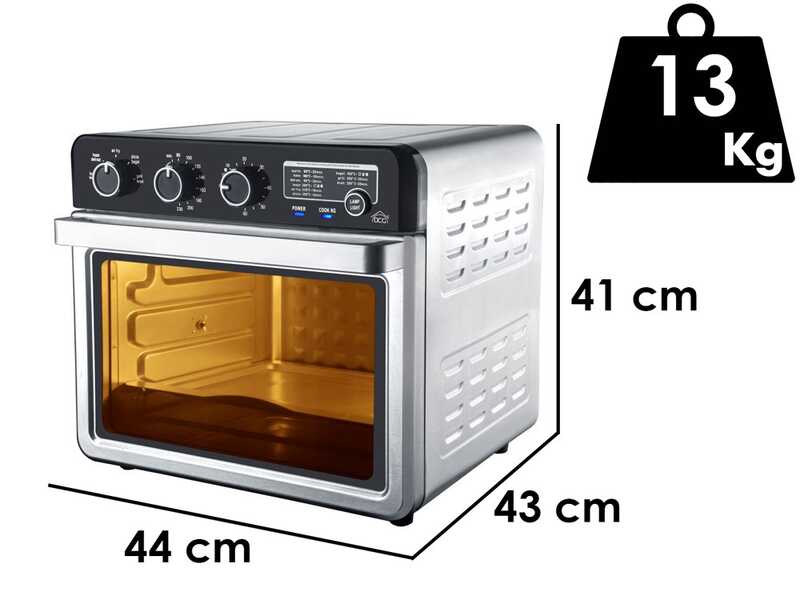 DCG FR2202 - Backofen - Hei&szlig;luftfritteuse 34 l