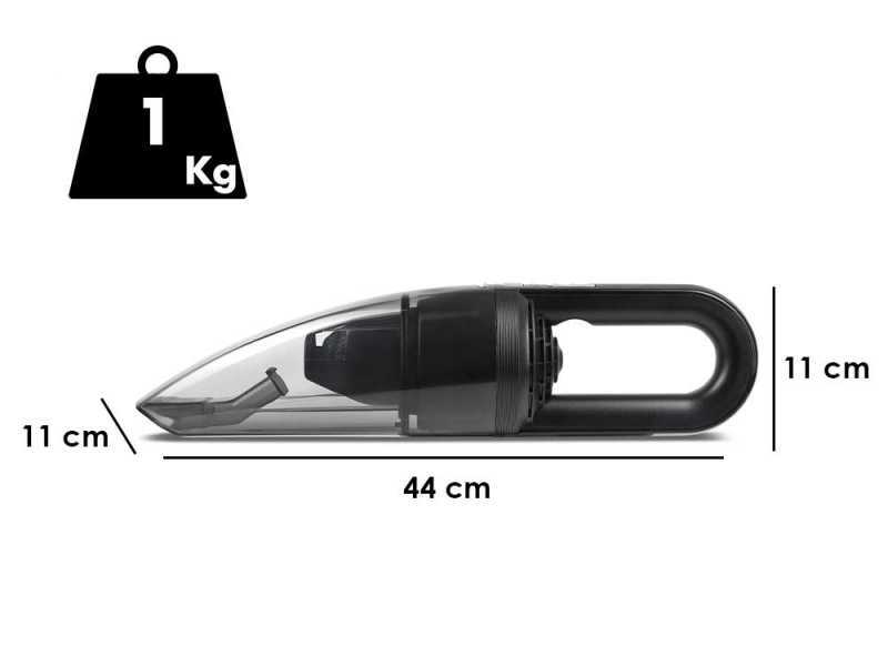 Girmi AP16 Nass- und Trockenhandstaubsauger &quot;Wet &amp; Dry&quot; - Akku 7.4V - 1.5Ah