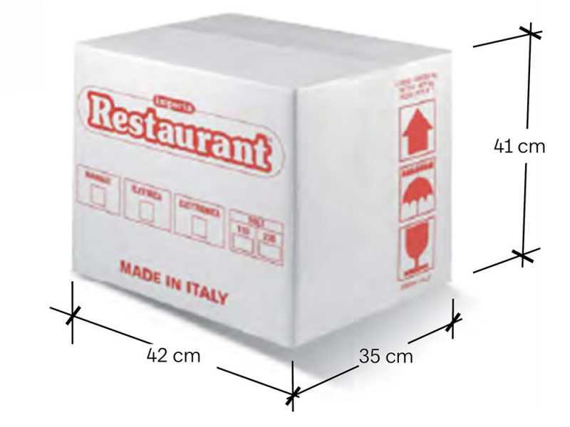 Imperia Restaurant Ruvida - Manuelle Nudelmaschine aus Edelstahl