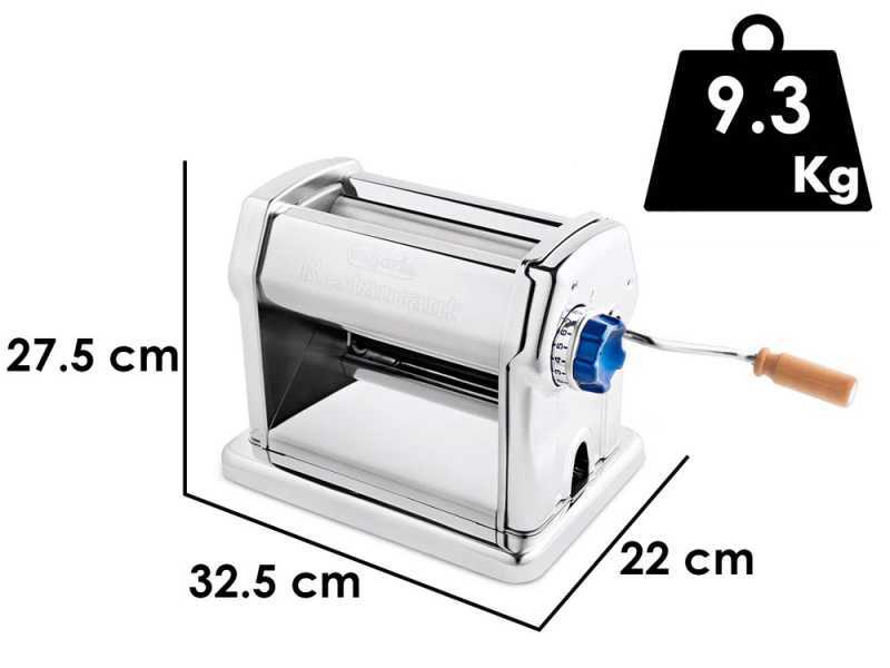 Imperia Restaurant Ruvida - Manuelle Nudelmaschine aus Edelstahl