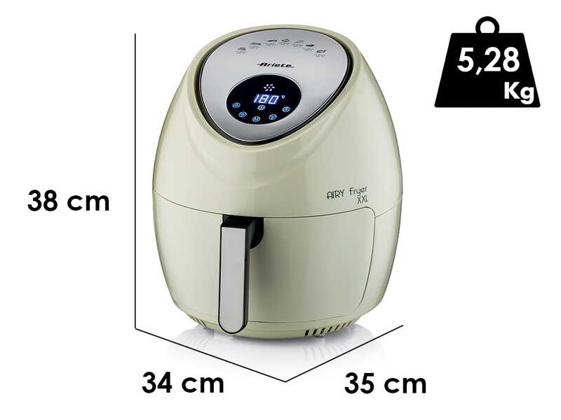 Ariete 4618/02 Airy Fryer XXL Beige - Hei&szlig;luftfritteuse