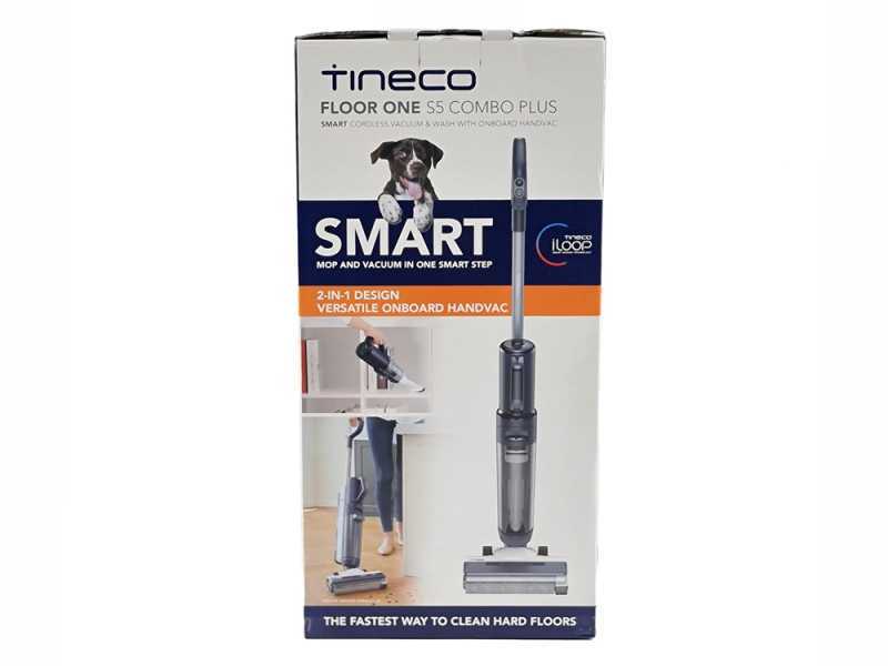 Tineco Floor One S5 Combo Plus - Nass-/ Trockensauger Kabellos Handsauger 3 in 1: Wischen, Abziehen und Saugen