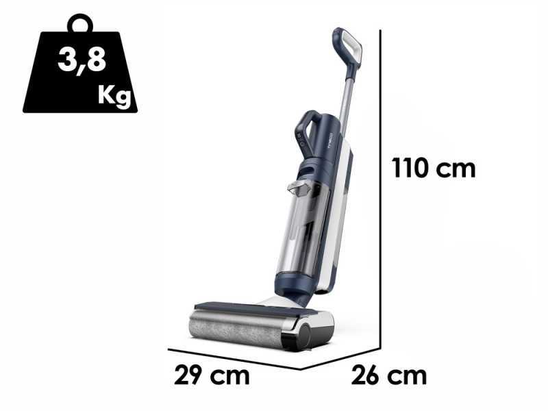 Tineco Floor One S5 Combo Plus - Nass-/ Trockensauger Kabellos Handsauger 3 in 1: Wischen, Abziehen und Saugen
