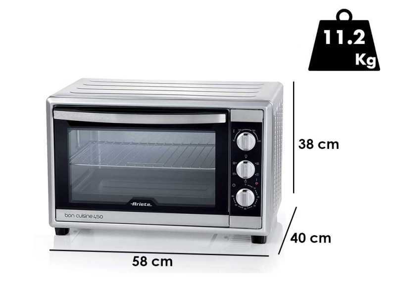 Ariete Bon Cuisine 450 - Minibackofen mit Drehspie&szlig; - 45 lt 1800W