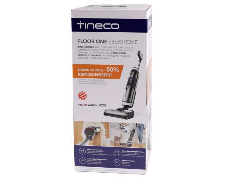 Tineco Floor One S3 Extreme - Nass-/ Trockensauger Kabellos smart 3 in 1: Wischen, Abziehen und Saugen