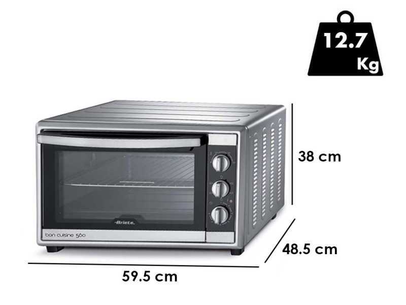 Ariete Bon Cuisine 560 - Minibackofen mit Drehspie&szlig; - 56lt 2200W