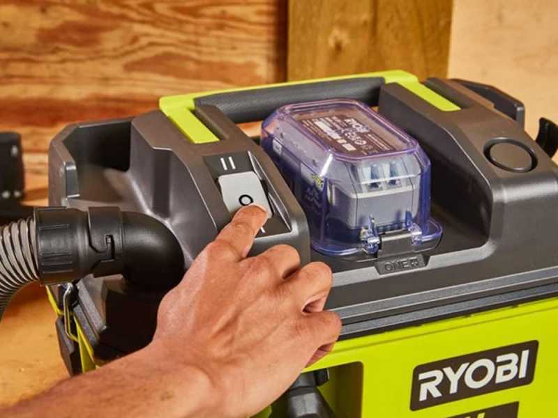 Ryobi RV1811-0 -  Akku-Nass-/Trockensauger - SOLO - ohne Akku und Ladeger&auml;t