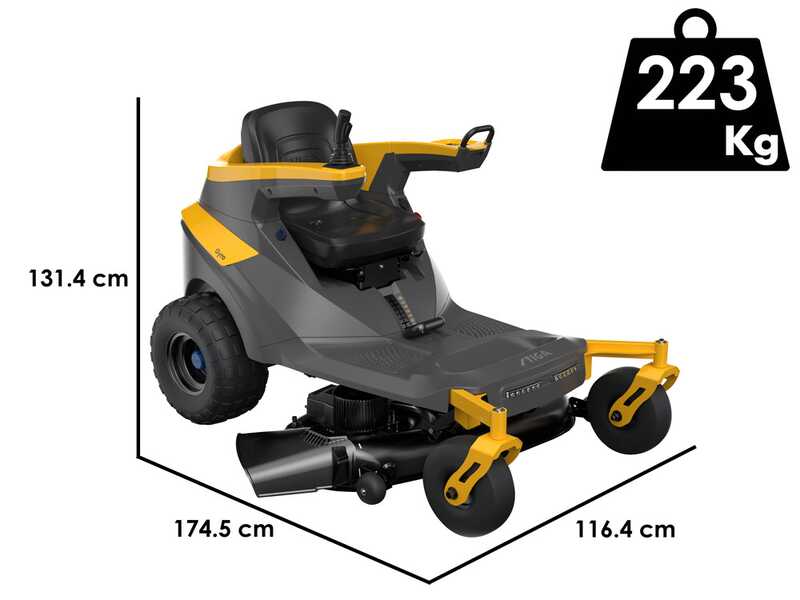 Stiga Gyro 700e - Axialm&auml;her - Akkubetriebener Elektromotor 48V - 64 Ah