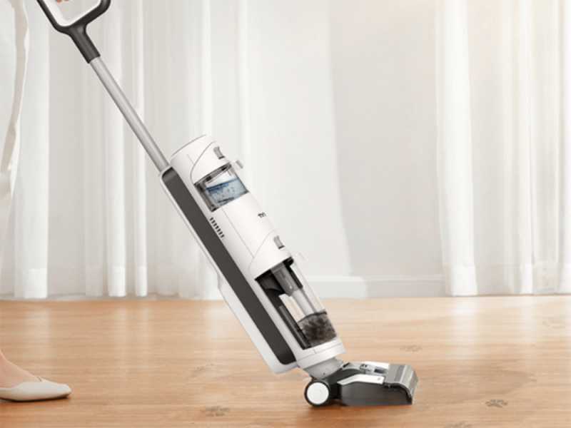 Tineco iFloor Breeze - Nass-/ Trockensauger Kabellos 3 in 1: Wischen, Abziehen und Saugen