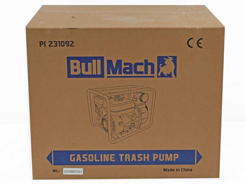 BullMach NERINA 50 Benzin-Motorpumpe - f&uuml;r Schmutzwasser - Druckanschl&uuml;sse: 50mm