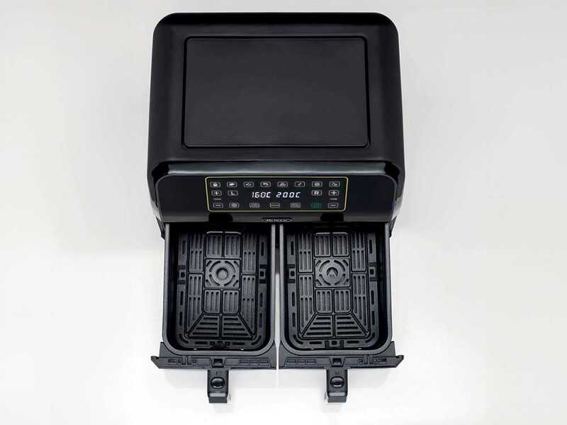 Ariete 4623 Airy Fryer Dual - Hei&szlig;luftfritteuse mit Doppelkorb und digitaler Anzeige