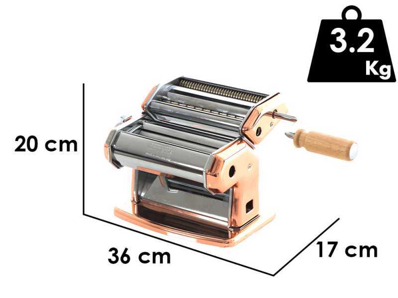 Imperia iPasta T. 6,5/12 mm Ruvida Kupfer - Manuelle Nudelmaschine