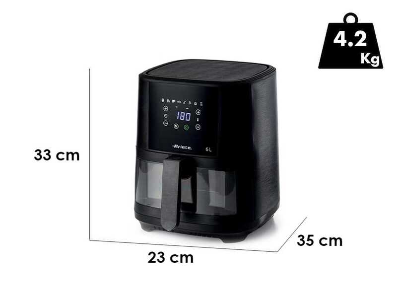 Ariete 4626 -Hei&szlig;luftfritteuse 6 l