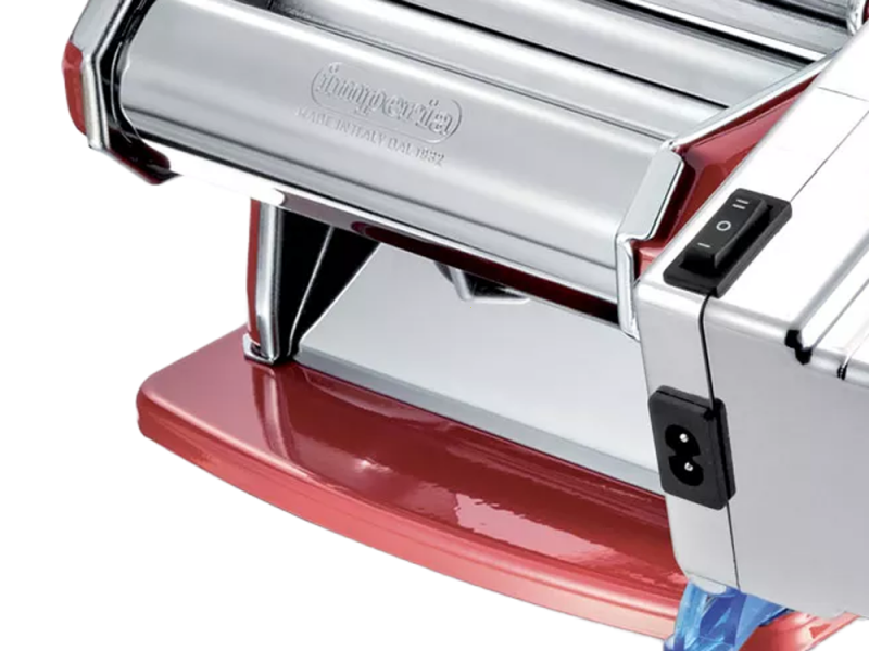 Imperia Electric iPasta Metallica Classica Rossa - Elektrische Nudelmaschine