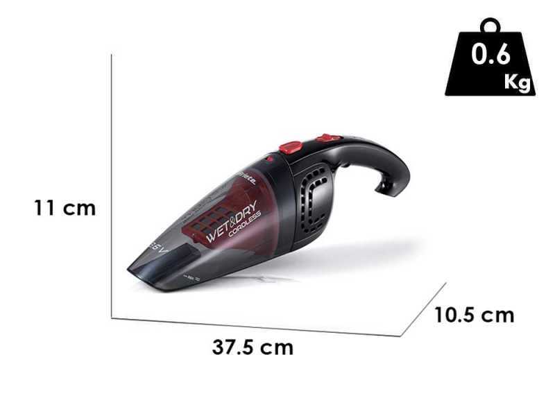 Ariete 2474 - Nass- und Trocken-Handstaubsauger - Wet&amp;Dry-Funktion - Akku 3.6V - 1.2 Ah
