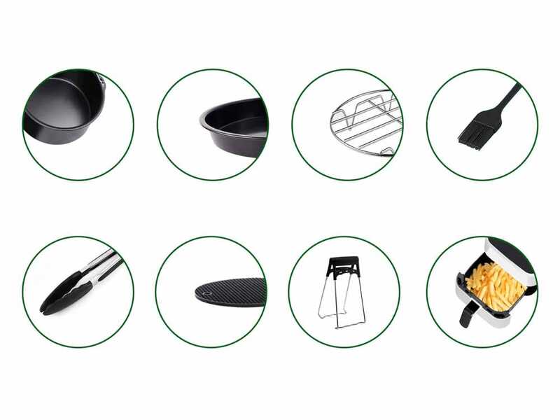 Classe VIVO Air Fryer 4l - Hei&szlig;luftfritteuse mit digitaler Anzeige