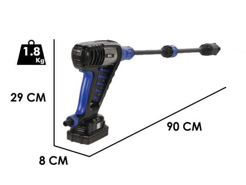 Annovi &amp; Reverberi AR BC 250 DSS - Akku Hochdruckpistole - 24 Bar - 18V 2.5Ah