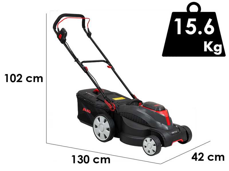 AL-KO 38.1 Li Easy - Rasenm&auml;her - Schnittbreite 37 cm - 18V/4,0 Ah