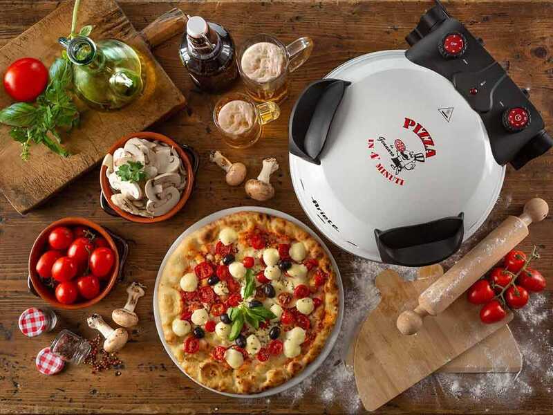 Ariete 0918 wei&szlig; - Pizzaofen - Schamottstein