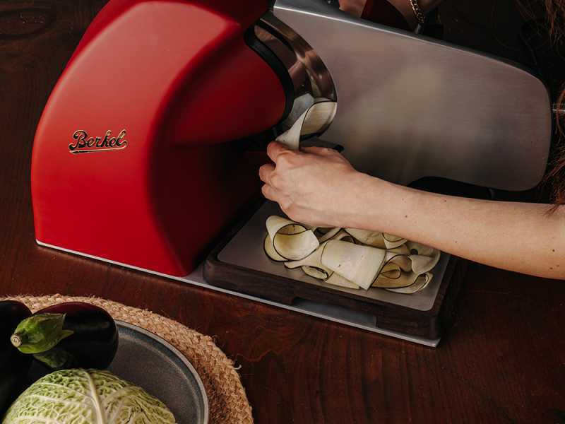 Berkel Home Line Plus 200 mattrot - Aufschnittmaschine mit 195 mm Klinge