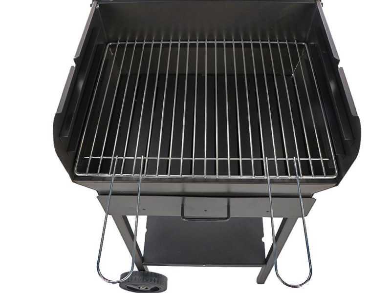 Seven Italy Doriano Small - Holzkohlegrill aus Schmiedeeisen - 47,5x37cm