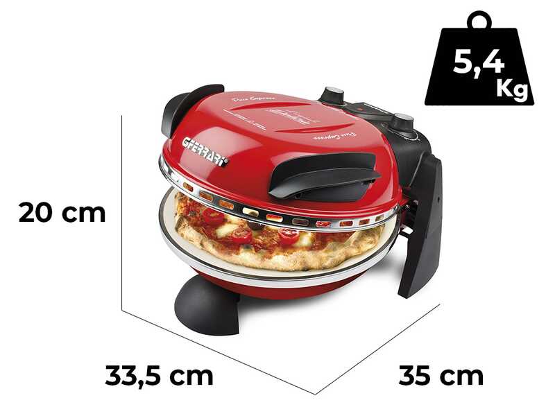 G3 Ferrari Delizia rot - Pizzaofen