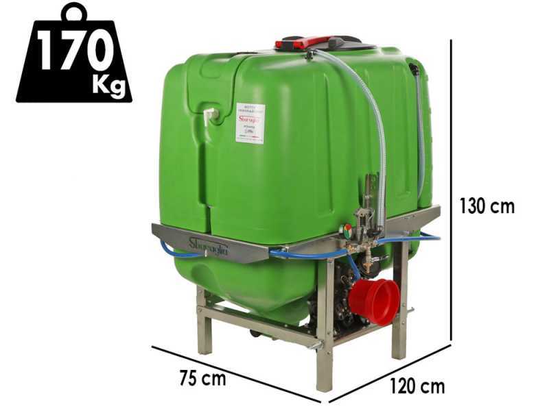 Sbaraglia Spray 600L - Kompakte Anbauspritze f&uuml;r Traktoren - Pumpe AR713