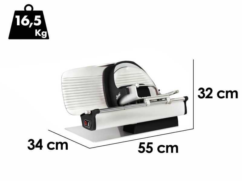 BERKEL Home Line Plus 250 mattschwarz - Aufschnittmaschine mit 250 mm Messer