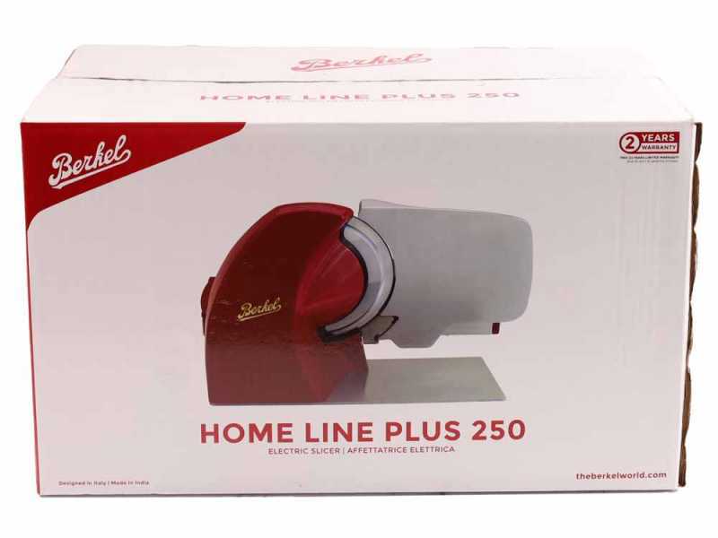 BERKEL Home Line Plus 250 mattschwarz - Aufschnittmaschine mit 250 mm Messer