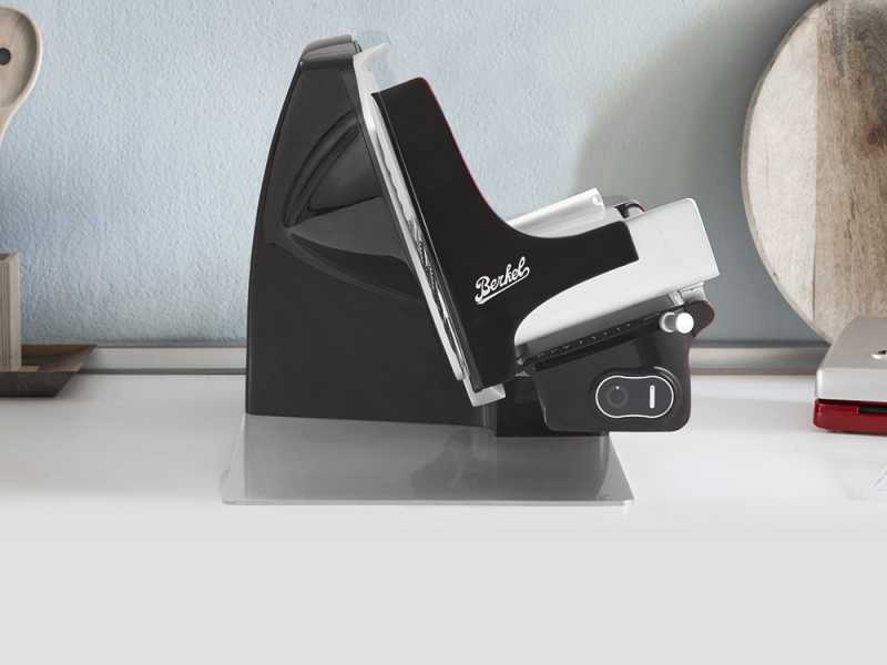 BERKEL Home Line Plus 250 mattschwarz - Aufschnittmaschine mit 250 mm Messer