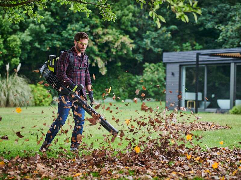 Ryobi RY36BPXB-0 - R&uuml;ckentragbarer Benzin-Laubbl&auml;ser - SOLO - ohne Akku und Ladeger&auml;t