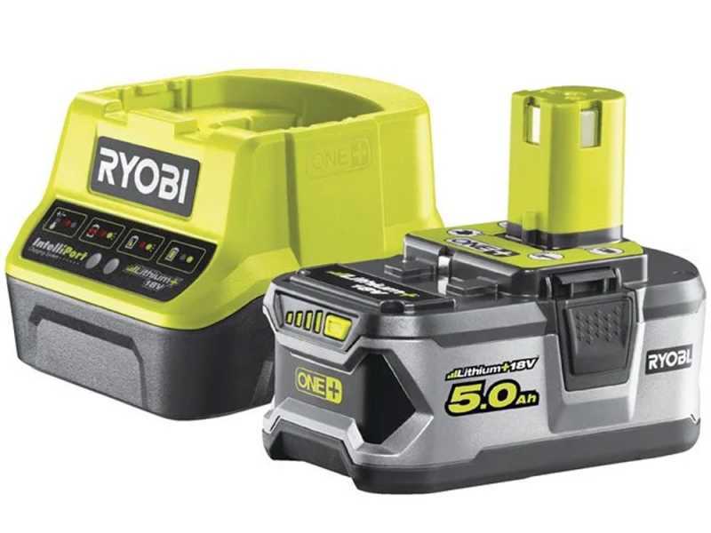 Ryobi RY18LMX40C-150 Akku Rasenm&auml;her - Schnittbreite 40 cm - 18V/5Ah