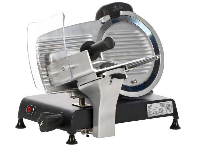 Berkel Red Line 250 mattschwarz - Profi Aufschnittmaschine mit Stahlklinge 250 mm