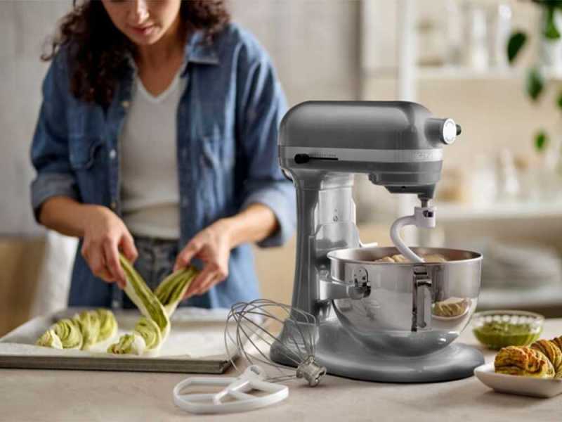 KitchenAid Heavy Duty 5KSM55SXX Silber – Spiralkneter