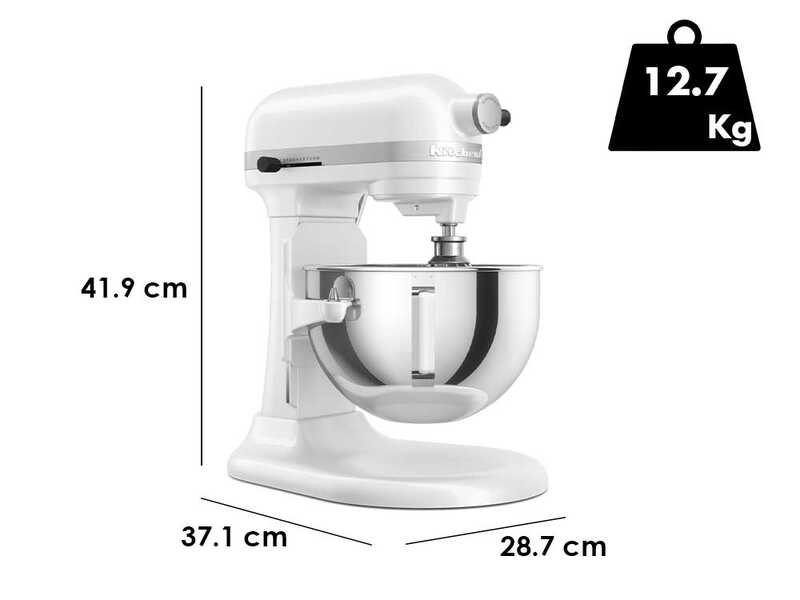 KitchenAid Heavy Duty 5KSM55SXX-EWH Wei&szlig; &ndash; Spiralkneter