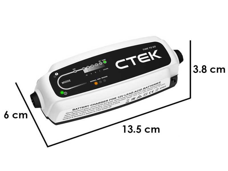 CTEK CT5 TIME TO GO - Ladeger&auml;t und Erhaltungsladeger&auml;t - 8 Phasen - 12V 5A