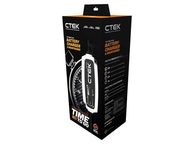 CTEK CT5 TIME TO GO - Ladeger&auml;t und Erhaltungsladeger&auml;t - 8 Phasen - 12V 5A