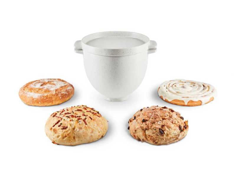 KitchenAid 5KSM2CB5BGS - Brotsch&uuml;ssel mit Deckel