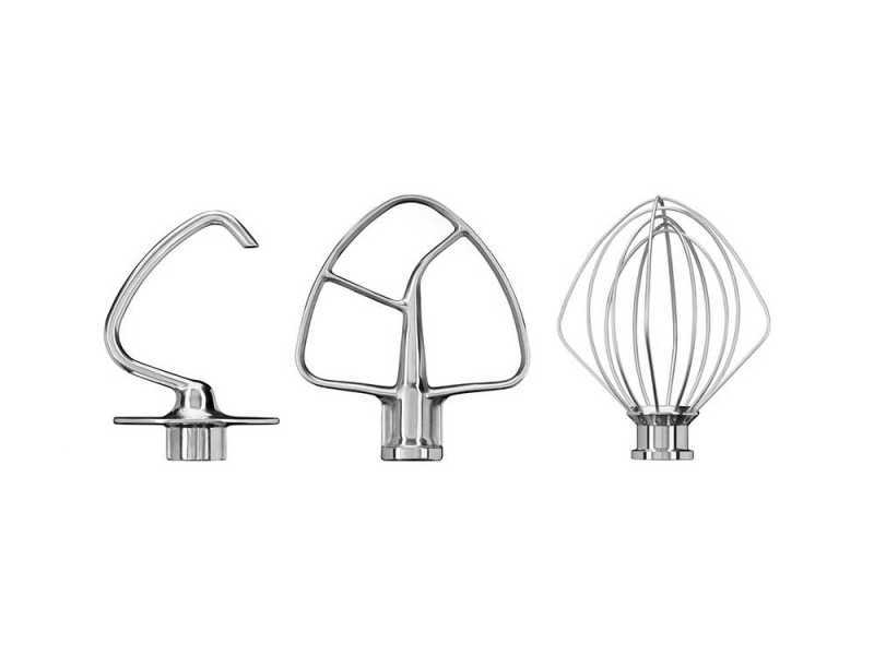 KitchenAid 5KSM5TH3PSS - Set aus 3 Zubeh&ouml;rteilen aus Edelstahl