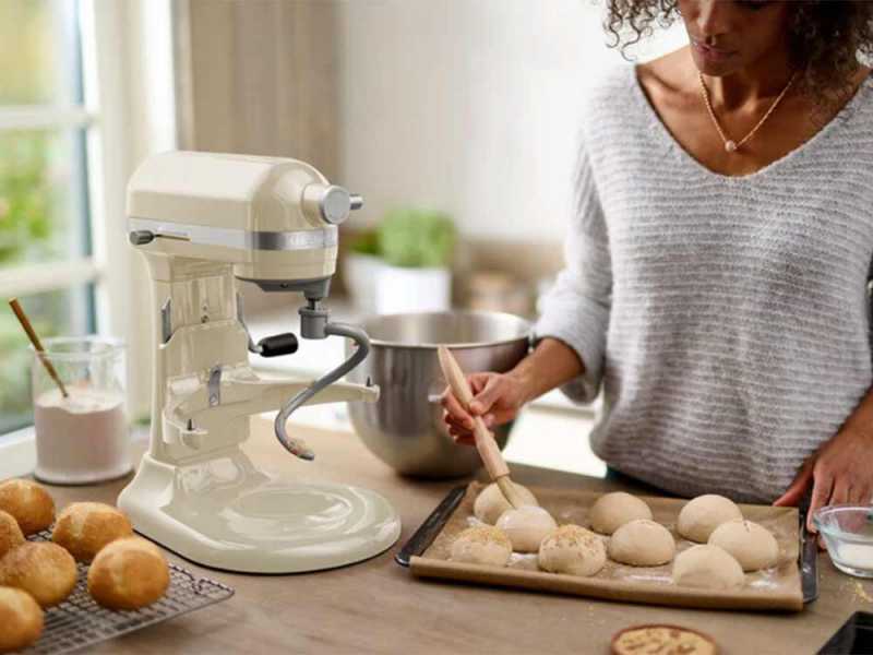 KitchenAid 5KSMBLSD - Silberbeschichteter Knethaken