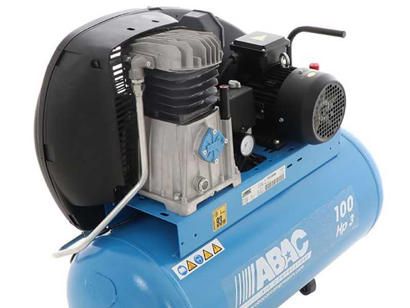 ABAC Mod. A39 100 CT3 - Dreiphasiger Kompressor mit Riemenantrieb - 100 L