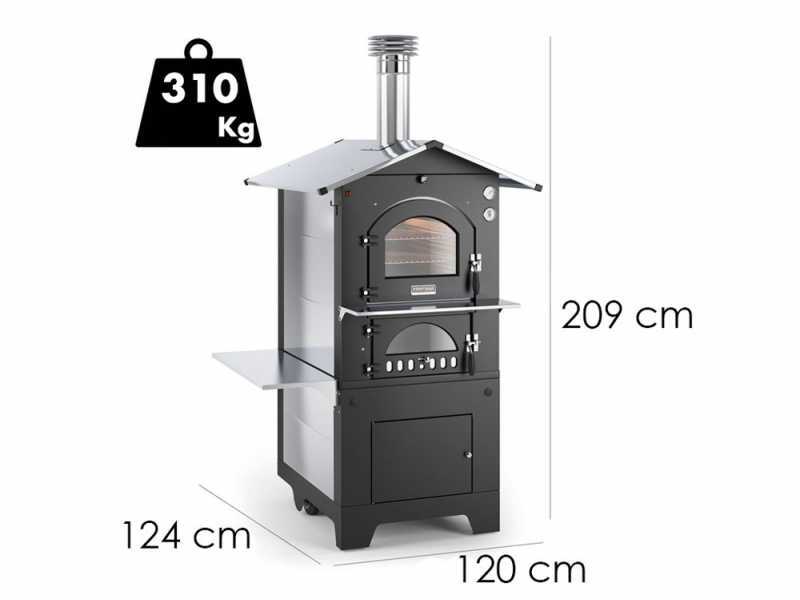 Fontana Gusto - Holzbackofen f&uuml;r den Au&szlig;enbereich 80X45 cm