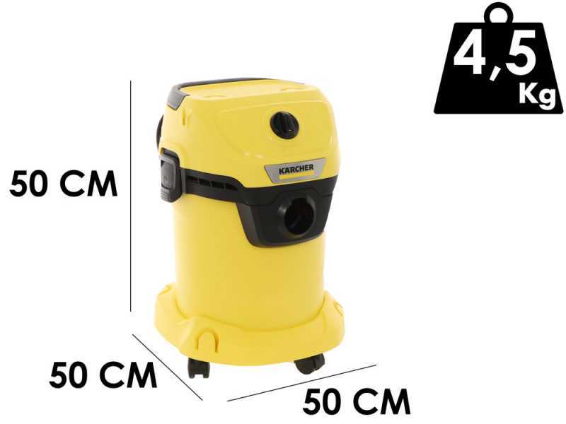 K&auml;rcher WD 3 V-17/4/20 - Nass-/Trockensauger - 17 l Kunststoffbeh&auml;lter