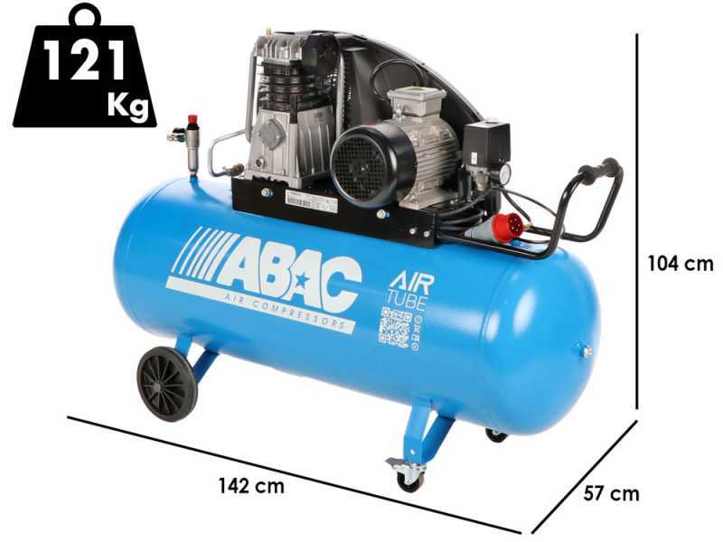 Abac EXP A39B 200 CT3 - 400V-Kompressor mit Riemenantrieb - 200 L Tank