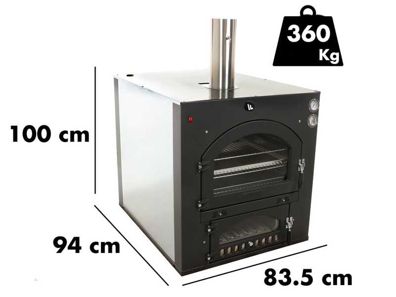 Fontana INC80X54QV - Einbau-Holzbackofen