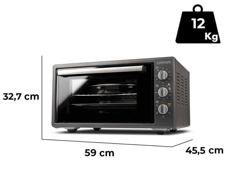 G3 Ferrari Rost&ograve; Titanium - Minibackofen - 45 lt 1400W